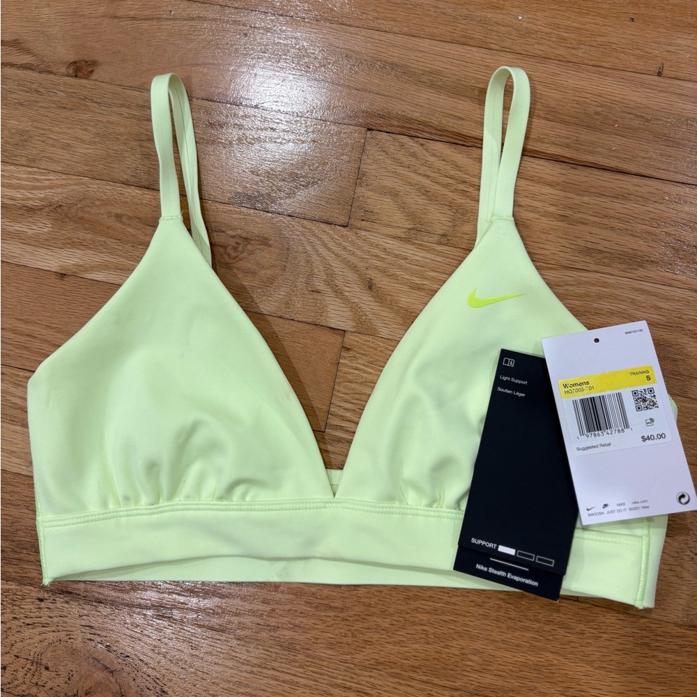 Green Nike Sports Bra